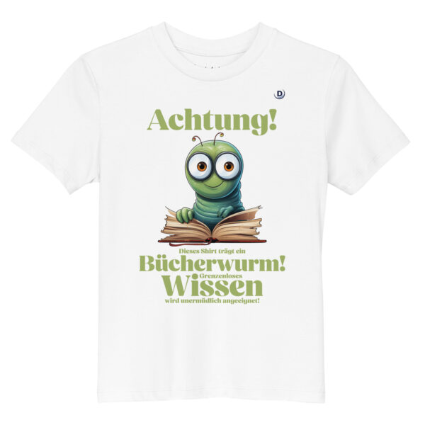 Kinder-T-Shirt – Bücherwurm